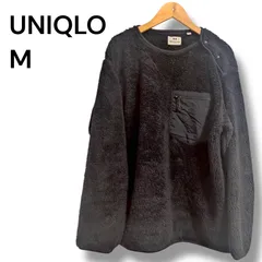 a2340 【人気コラボ】ユニクロ × エンジニアドガーメンツ フリースプルオーバー 黒 M