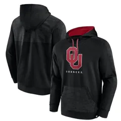 ファナティクス メンズ アウター パーカー・スウェット Mens Fanatics Branded Black Oklahoma Sooners Defender Pullover Hoodie Bl