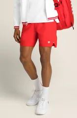 ウィルソン メンズ ボトムス ハーフパンツ・ショーツ ショートパンツ WILSON Tournament V2 Tennishorts Infraredのサムネイル