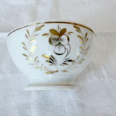 フランスアンティーク 　カフェオレボウル　パリ窯　金彩　磁器　古物【963】のサムネイル