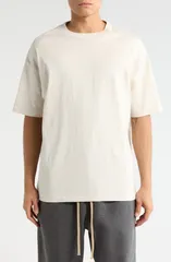 フィアオブゴッド メンズ トップス Tシャツ Fear of God Essentials Classic Fit Short Sleeve TShirt Oatmeal Heather ヘザー