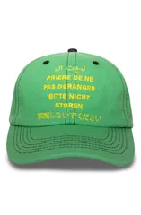 プレジャーズ メンズ アクセサリー 帽子 コットン キャップ PLEASURES Disturb Cotton Twill Baseball Cap Green グリーンのサムネイル