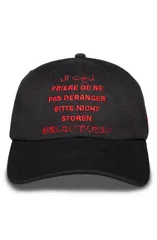 プレジャーズ メンズ アクセサリー 帽子 コットン キャップ PLEASURES Disturb Cotton Twill Baseball Cap Black ブラックのサムネイル