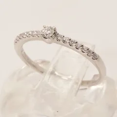 美品 ヴァンドーム青山 プラチナ ハーフエタニティ リング/25-113S