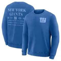 ファナティクス メンズ アウター パーカー・スウェット シャツ Mens Fanatics Royal New York Giants Deep Route Pullover Sweatshirt R