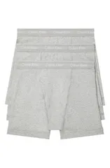 カルバンクライン メンズ アンダーウェア ボクサーパンツ コットン Calvin Klein Classics 3Pack Cotton Boxer Briefs Heather Grey グレー