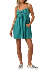 オニール レディース トップス ワンピース コットン ONeill Natalya Tie Front Cotton Dress North Seaのサムネイル