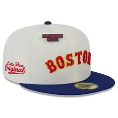 ニューエラ メンズ アクセサリー 帽子 Mens New Era White Boston Red Sox Big League Chew Original 59FIFTY Fitted Hat White ホワイト