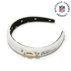 レレ サドイ レディース アクセサリー Lele Sadoughi Miami Dolphins Charlotte Headband Ivory 100 アイボリー