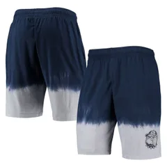 ミッチェルネス メンズ ボトムス ハーフパンツ・ショーツ ショートパンツ Mens Mitchell Ness NavyGray Georgetown Hoyas TieDye Shorts Navyのサムネイル