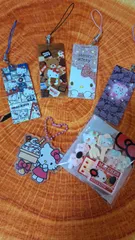 キティちゃん🩷アクリルキーホルダー5個セット+デコパのおまけ付き