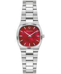[Free Shipping] Bulova Women's Classic Super Seville SilverTone Stainless Steel Bracelet Watch 3