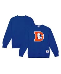【送料無料】 ミッチェルネス メンズ パーカー・スウェット アウター Mens Royal Denver Broncos Basic Fleece Pullover Sweatshirt Royalのサムネイル