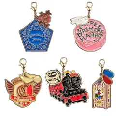 ハリー・ポッター Harry Potter ダイキャストダブルチャームコレクション 全5種セット フルコンプ ガチャ ガチャガチャ カプセルトイ メタル チャーム