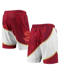 【送料無料】 ミッチェルネス メンズ ハーフパンツ・ショーツ ボトムス Mens Red Atlanta Hawks Hardwood Classics Lunar New Year Swingmanのサムネイル