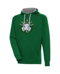[무료 배송] 안티구아 남성 파커 스웨트 아우터 Mens Hunter Green Boston Celtics Victory Pullover Hoodie Hunter Gr