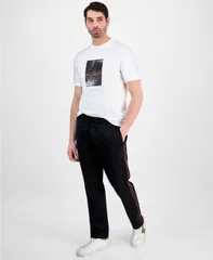 【送料無料】 ヒューゴボス メンズ カジュアルパンツ ボトムス HUGO by Mens Dolos Drawstring Pants Blackのサムネイル