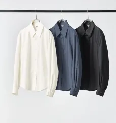 XL UNIQLO U(ユニクロユー) コットン シャツ ブルー