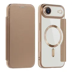 Casesmo iPhone 17 Air 用 ケース 手帳型 背面クリア いphone17 Air スマホケース カバー 可愛い MagSafe対応 カード収納 入れ3枚 財布付き 耐衝撃 薄型 軽量 TPU+PU革 全面保護 レンズ保護 ストラップホー 1