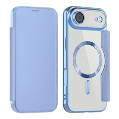 Casesmo iPhone 17 Air 用 ケース 手帳型 背面クリア いphone17 Air スマホケース カバー 可愛い MagSafe対応 カード収納 入れ3枚 財布付き 耐衝撃 薄型 軽量 TPU+PU革 全面保護 レンズ保護 ストラップホー 1