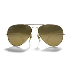 Ray-Ban イタリア製 アビエーター AVIATOR ティアドロップ サングラス メタル LARGE METAL 001/3K 58◻︎14 2N