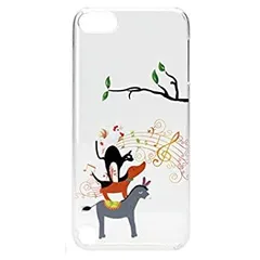 【中古-非常に良い】藤本電業 iPod touch 5th 対応 クリアハードケース iPod touch + color ブレーメン iPT5-P13