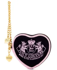 【送料無料】 ジューシークチュール レディース 財布 アクセサリー Heritage Core Heart Zipper Wallet Liquoriceのサムネイル