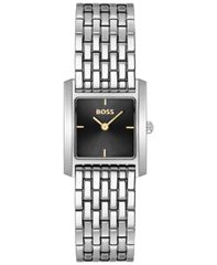 [Free Shipping] Hugo Boss Women's Lucy Scala Quartz Stainless Steel Watch 22mm Silver