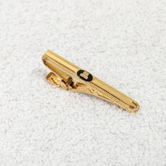 LANVIN / ランバン ネクタイピン ゴールド JLロゴ タイバー スーツ小物 ビジネス フォーマル 冠婚葬祭 紳士 刻印あり 良好