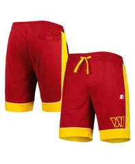 スターター メンズ ボトムス ハーフパンツ・ショーツ ショートパンツ Starter Mens Burgundy Washington Commanders Fan Favorite Shorts Bのサムネイル