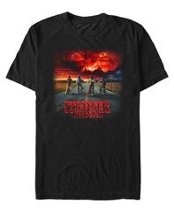 피프스 선 남성 탑스 티셔츠 Fifth Sun Mens Stranger Things Where It Began Short Sleeve Tshirt Black 블랙
