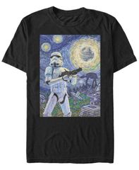 피프스 선 남성 탑스 티셔츠 Fifth Sun Star Wars Mens Stormtrooper A Stormy Night Short Sleeve TShirt Black 블랙
