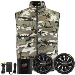 空冷調節作業服30Vファン付き作業超高出力20000mAh大容量ファンバッテリーセットファン付き作業着空調冷感服セット熱中症対策冷却冷風服男女通用2024夏