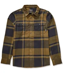 アウトドアリサーチ メンズ トップス シャツ Outdoor Research Feedback Flannel Twill Long Sleeve Woven Shirt Dark Olive Plのサムネイル