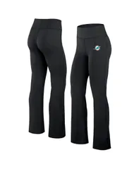 【送料無料】 ファナティクス レディース レギンス ボトムス Womens Black Miami Dolphins Maxed Out Flare Leggings Black