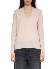 ザディグ エ ヴォルテール レディース アウター ニット・セーター Zadig Voltaire Rivy Cashmere Sweater Pearlyのサムネイル