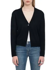 ザディグ エ ヴォルテール レディース アウター カーディガン Vネック セーター Zadig Voltaire Manylla Cashmere V Neck Cardigan Sweater Blのサムネイル