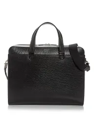 フェラガモ メンズ バッグ ビジネス系 レザー FERRAGAMO Gancini Leather Briefcase Neroのサムネイル
