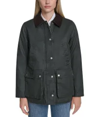 コールハーン レディース アウター ジャケット・ブルゾン コート Cole Haan Coated Hunter Jacket Army Green グリーンのサムネイル