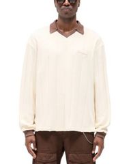 リプレゼント メンズ アウター ニット・セーター Represent Long Sleeve Retro Football Sweater Shell
