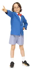 新品 クリアストーン(Clearstone) なりキャラ研究部 コスプレ ハロウィン おぼっちゃん小学生 キッズ 100cm 男の子 ブルー