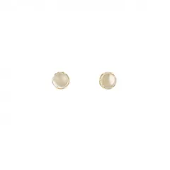 K18YG ムーンストーン ピアス