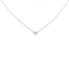 4゜C ハート ダイヤモンド ネックレス