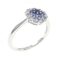 K18WG サファイヤ リング