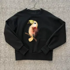 起毛インコ スウェット ブラック(ほぼ新品)