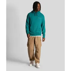 ライルアンドスコット メンズ アウター パーカー・スウェット 刺繍 Lyle and Scott Loopback Embroidered Hoodie Green グリーンのサムネイル