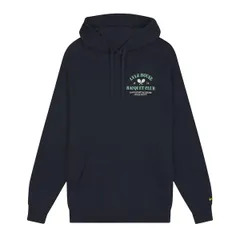 ライルアンドスコット メンズ アウター パーカー・スウェット グラフィック Lyle and Scott Racquet Club Graphic Hoodie Navy ネイビーのサムネイル