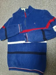 Tommy Hilfiger(トミーヒルフィガー) ハーフジップ ニット 85 ー 90 ランドリーが必要です