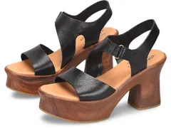 コークイーズ レディース シューズ ヒール KorkEase Cantal Black ブラック