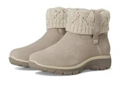 スケッチャーズ レディース シューズ ブーツ・レインブーツ スエード SKECHERS Easy Going Cozy Weather 2 Suede Hands Free Slipins Taupe トープ